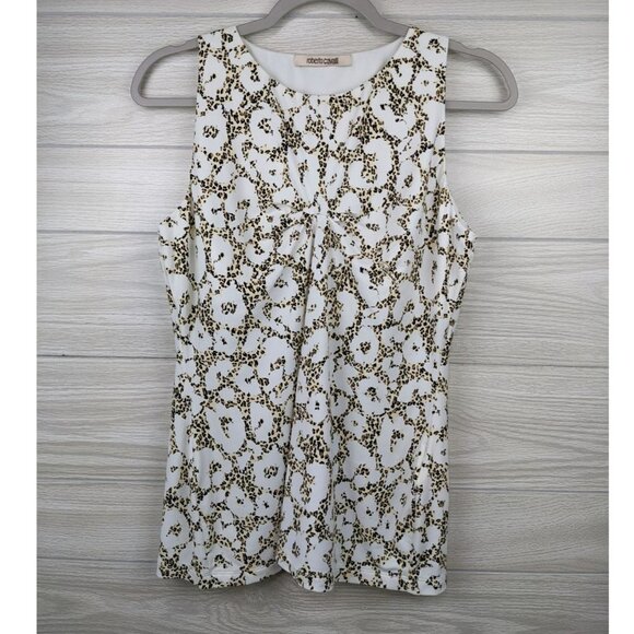 ROBERTO CAVALLI Leopard Print Sleeveless Top - Picture 2 of 13